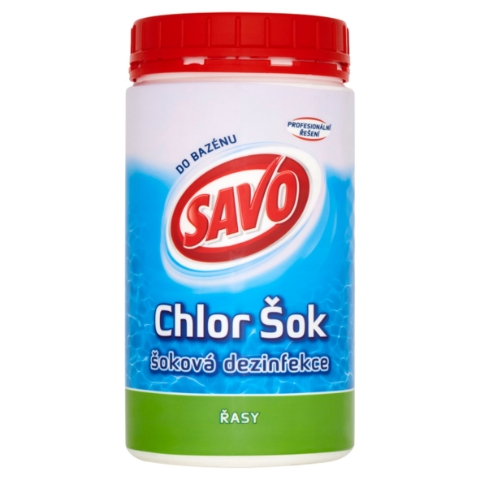 Savo do bazénu Chlor šok 0,9l