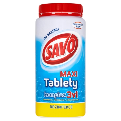 Savo do bazénu Chlorové tablety MAXI komplex 3v1 1,4kg