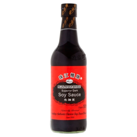 Pearl River Bridge Fermentovaná sójová omáčka tmavá 500ml