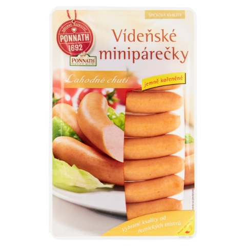 Ponnath ŘEZNIČTÍ MISTŘI Vídeňské minipárečky 200g