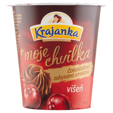 Krajanka Moje chvilka Čokoládová zakysaná smetana 130g