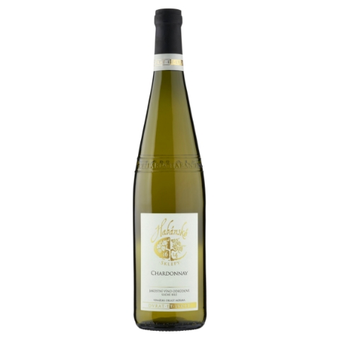 Habánské Sklepy Chardonnay jakostní víno odrůdové suché bílé 0,75l