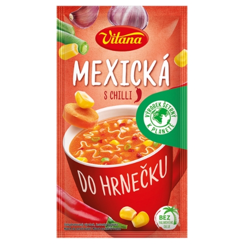 Vitana Do hrnečku Instantní polévka mexická s chilli 16g