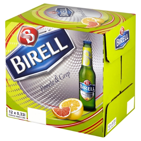 Birell Pomelo & grep míchaný nápoj z nealkoholického piva 12 x 330ml