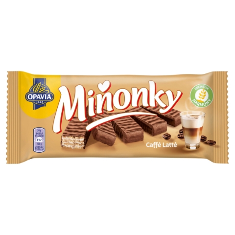 Opavia Miňonky Caffé latté oplatky 50g