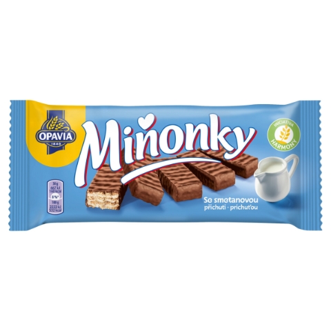 Opavia Miňonky Smetanové oplatky 50g