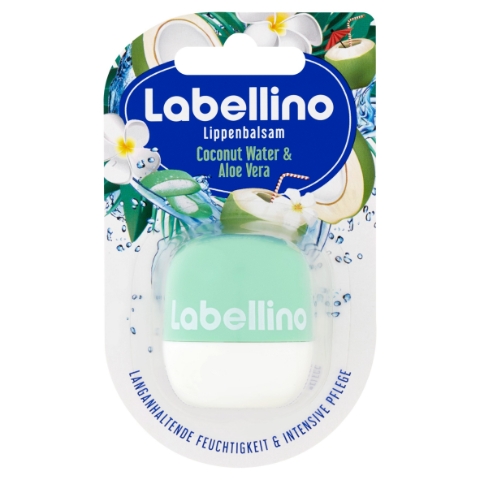 Labellino Coconut Water & Aloe Vera Pečující balzám na rty 7g