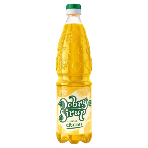 Dobrá voda Dobrý sirup s příchutí citron 0,7l