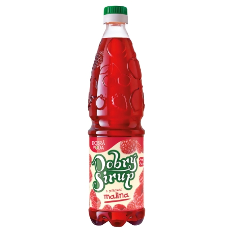 Dobrá voda Dobrý sirup s příchutí malina 0,7l