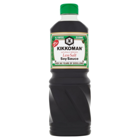 Kikkoman Sójová omáčka se sníženým obsahem soli 1l