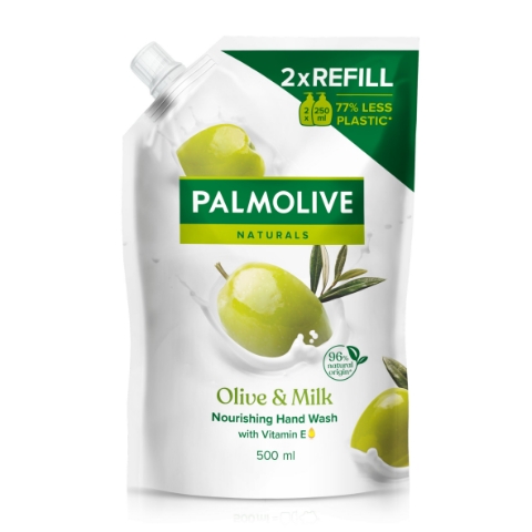 Palmolive Naturals Olive & Milk tekuté mýdlo náhradní náplň 500ml