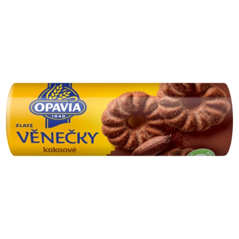 Opavia Zlaté Věnečky kakaové sušenky 150g