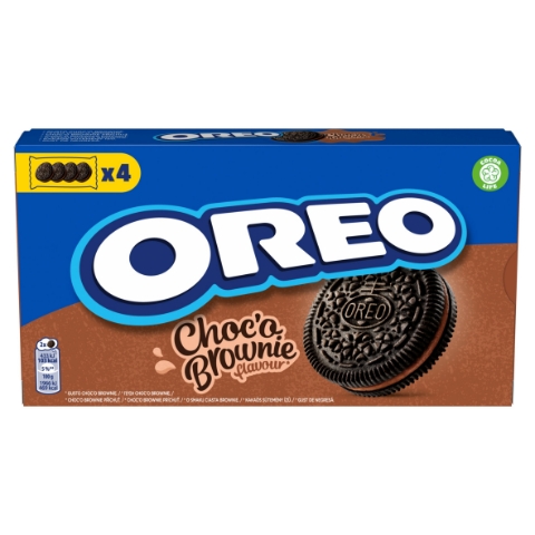 Oreo Choco Brownie kakaové sušenky s kakaovou náplní 176g