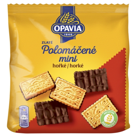 Opavia Zlaté Polomáčené Mini sušenky hořké 145g
