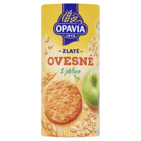 Opavia Zlaté Ovesné s jablkem 225g