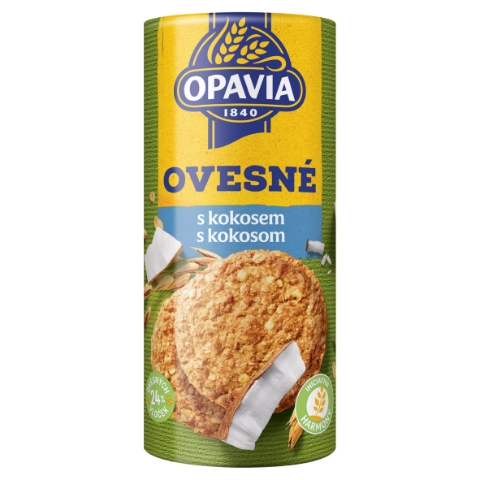 Opavia Zlaté Ovesné sušenky s kokosem 215g