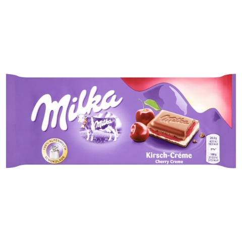 Milka Cherry Creme 100g