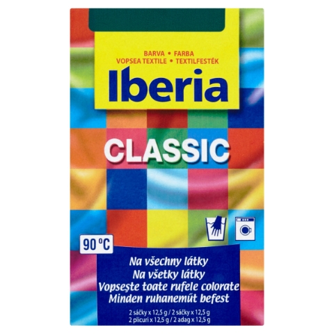Iberia Classic Barva na všechny látky 30 zelená 2 x 12,5g