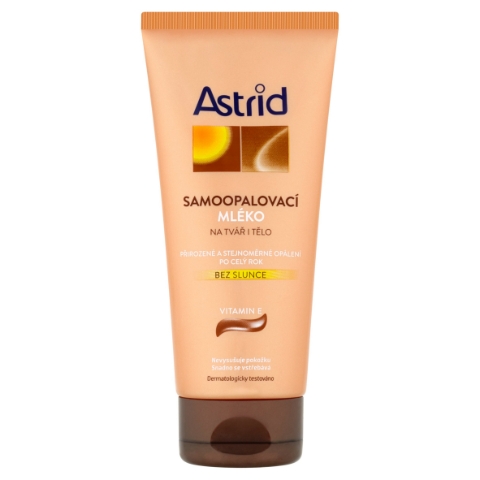 Astrid Samoopalovací mléko na tvář i tělo 200ml