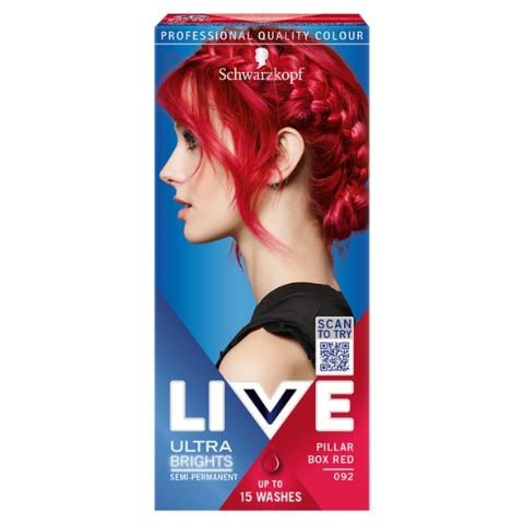 Schwarzkopf Live Ultra Brights 092 vášnivá červená