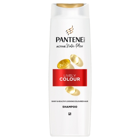 Pantene Pro-V Lively Color Shampoo, se složením Pro-V a antioxidanty, pro barvené vlasy, 400 ML