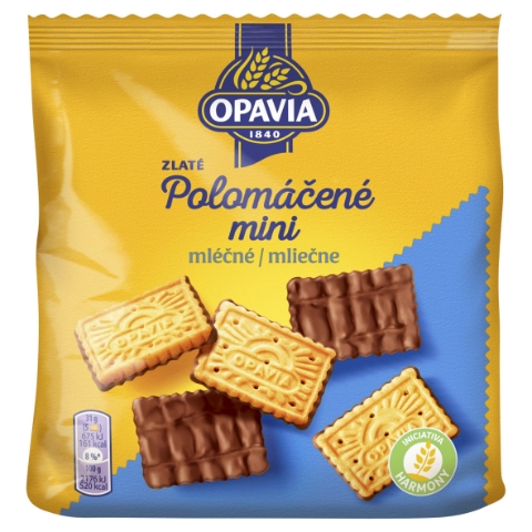 Opavia Zlaté Polomáčené Mini sušenky mléčné 145g