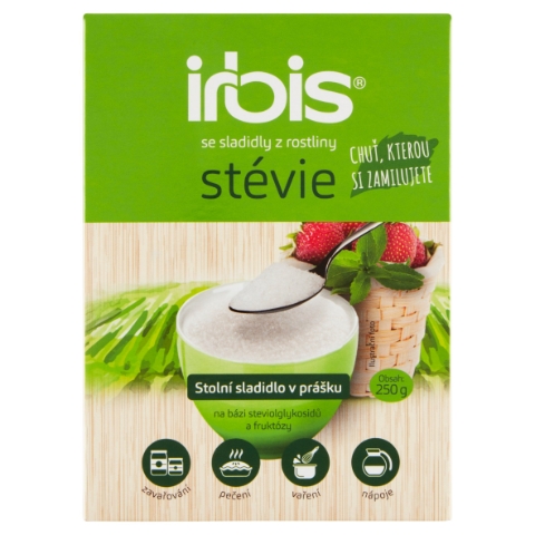 Irbis Stévie stolní sladidlo v prášku 250g