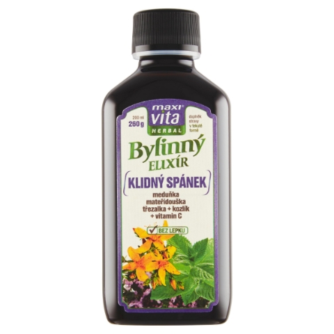 Maxi Vita Herbal Bylinný elixír klidný spánek 200ml