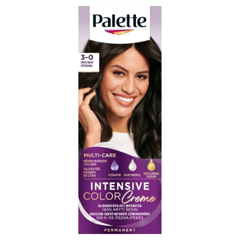 Palette Intensive Color Creme barva na vlasy tmavě hnědý 3-0