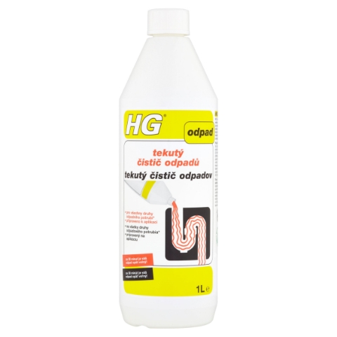 HG Tekutý čistič odpadů 1l