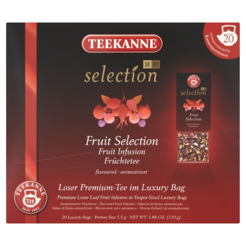 TEEKANNE Selection Fruit selection ovocno-bylinný čaj aromatizovaný, 20 sáčků, 110g