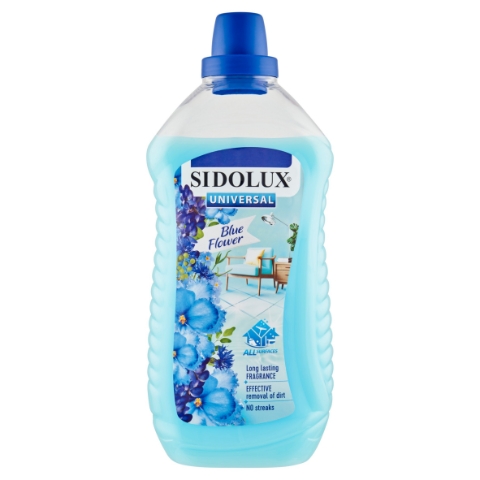 Sidolux Universal Blue Flower prostředek na mytí všech omyvatelných povrchů 1l