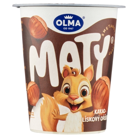 Olma Maty Smetanový dezert kakao lískový oříšek 110g