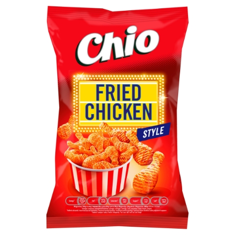 Chio Fried Chicken Style smažený bramborový snack s příchutí pečeného kuřete 65g