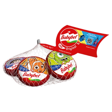 Babybel Mini Original poloměkký zrající plnotučný sýr 3 x 20g (60g)