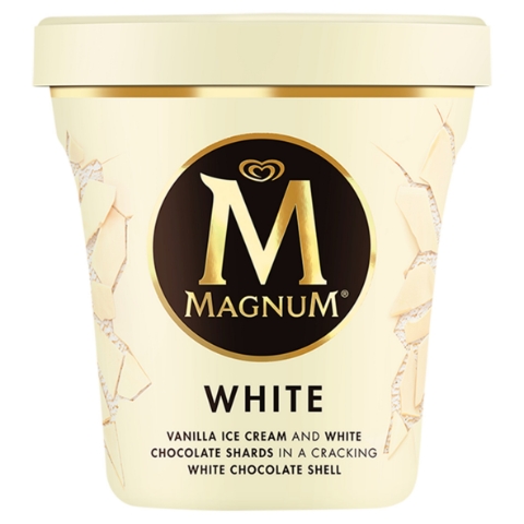 Magnum White zmrzlina v kelímku 440ml
