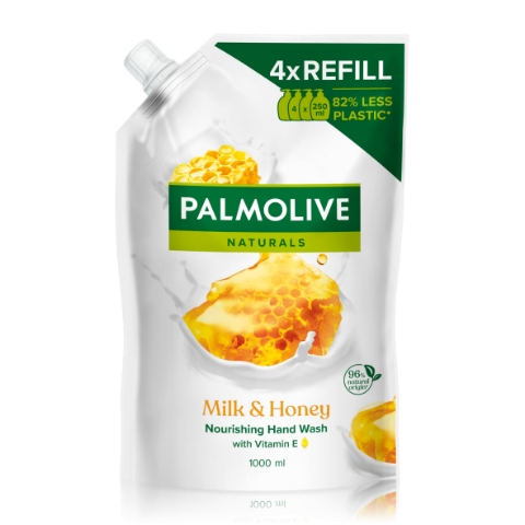 Palmolive Naturals Honey & Milk tekuté mýdlo náhradní náplň 1000ml
