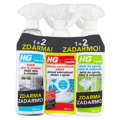 HG Úklidové prostředky 1+2 zdarma