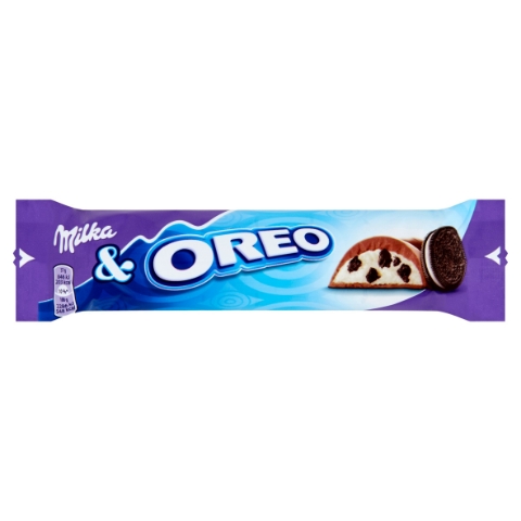 Milka Oreo tyčinka s kousky sušenek v mléčné čokoládě 37g