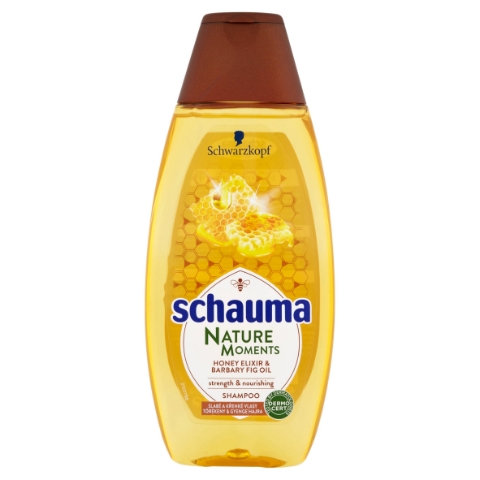 Schauma Nature Moments šampon pro regeneraci a sílu medový elixír a olej z opuncie mexické 400ml