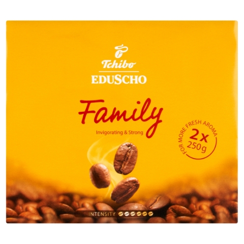 Tchibo Eduscho Family pražená mletá káva 2 x 250g (500g)
