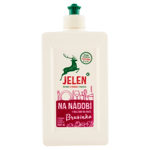 Jelen Na nádobí brusinka 500ml
