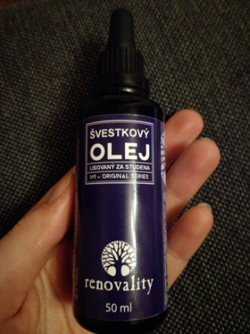 Renovality Švestkový olej lisovaný za studena 50 ml