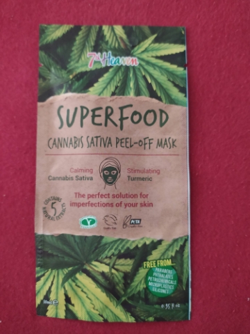 Supefood -konopná peel-off maska 10ml