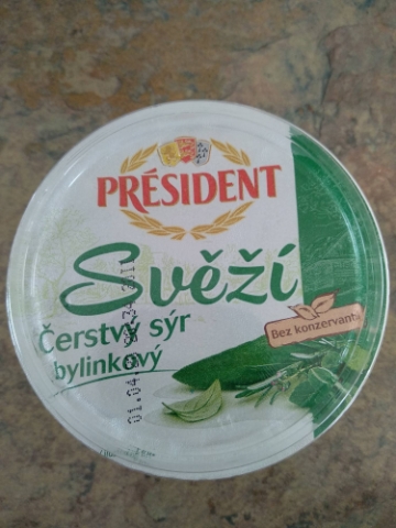 Président Svěží, Čerstvý bylinkový sýr 125g