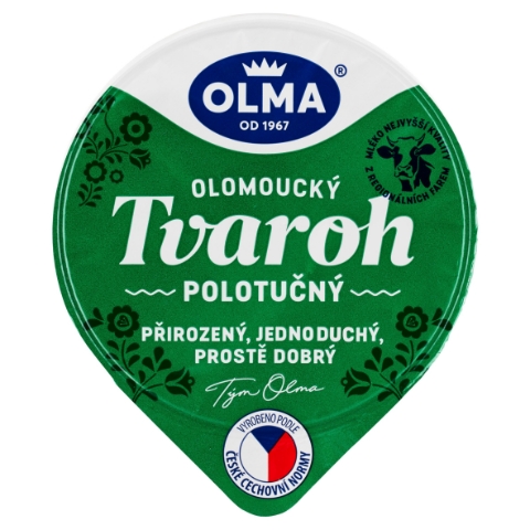 Olma Olomoucký tvaroh polotučný 250g