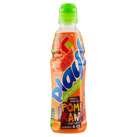 Kubík Play! Mrkev, jablko, červený pomeranč, limetka 400ml