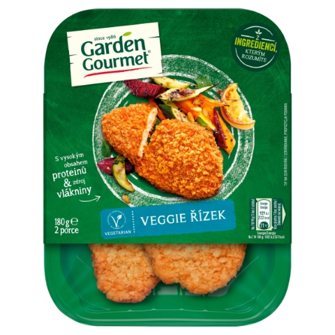 Garden Gourmet vegetariánský Veggie řízek vanička 180g
