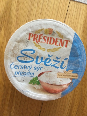 President Svěží sýr přírodní 125g