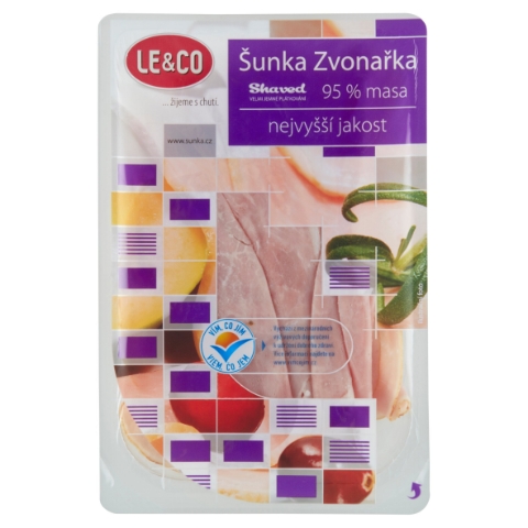 Le & Co Shaved Šunka Zvonařka nejvyšší jakosti 100g